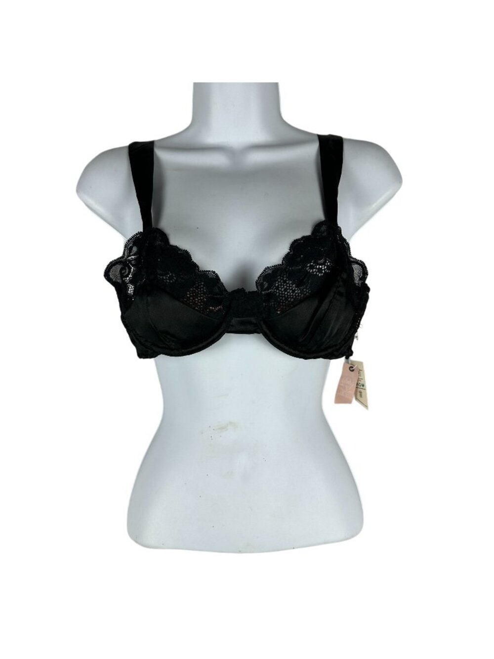 We Are HAH After Hours Bra Black Lace Underwire Adjustable Straps Size B 30-38